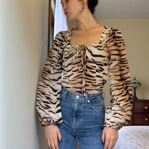 Tiger print shirt